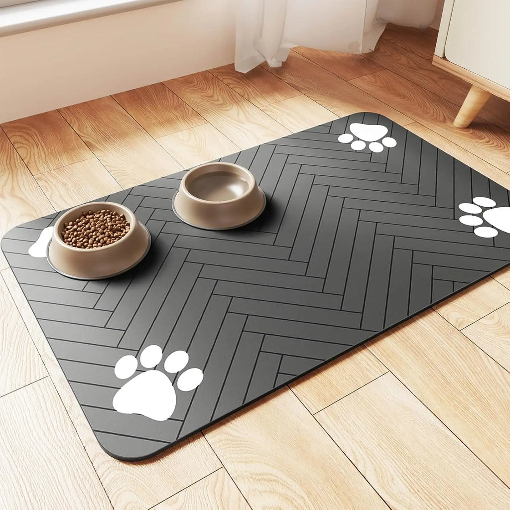 Quick Dry Dog Bowl Mats