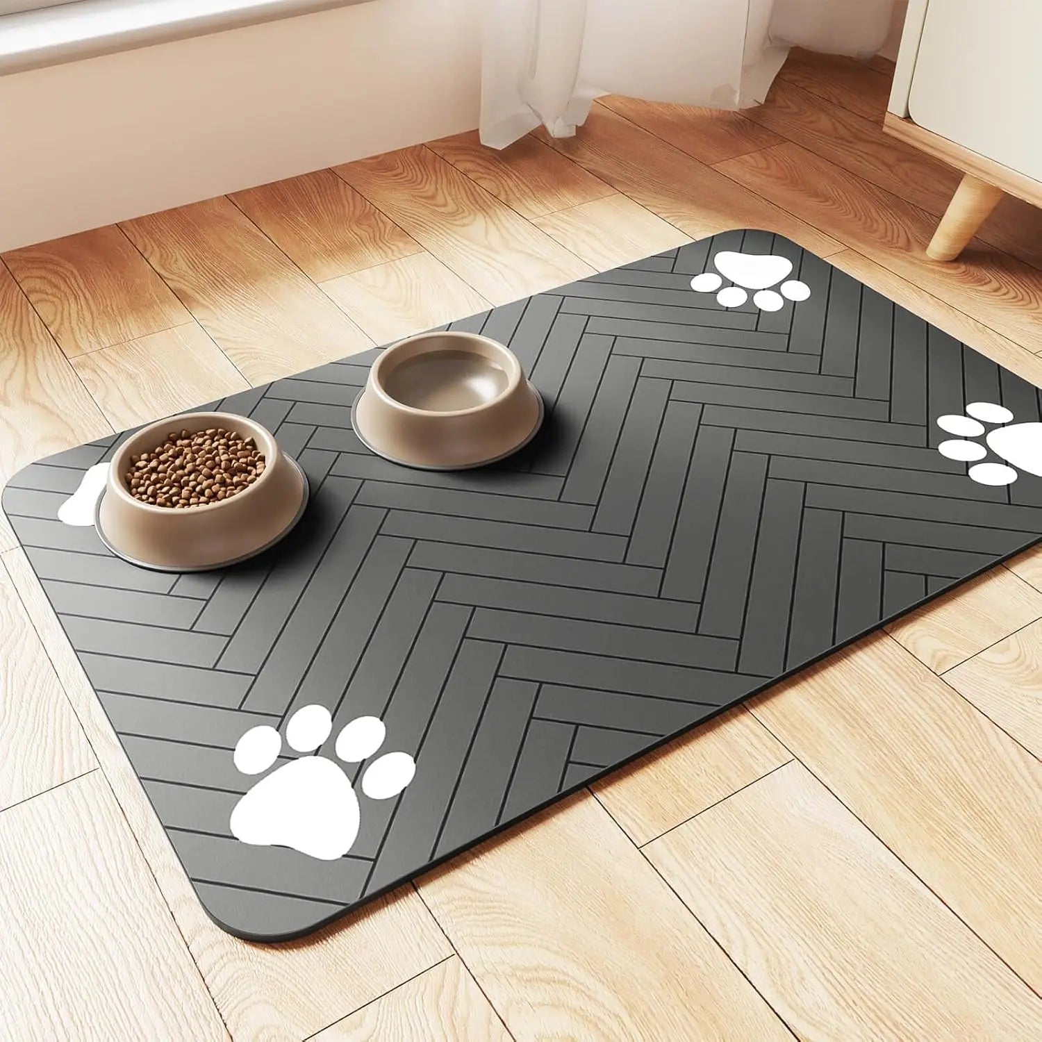 Quick Dry Dog Bowl Mats