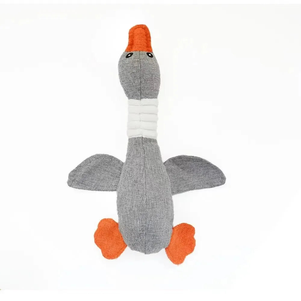 Wild Goose Squeaky Duck Toy