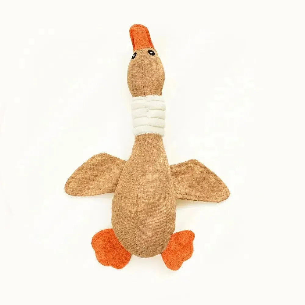 Wild Goose Squeaky Duck Toy