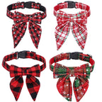 Christmas Bow Dog Collars