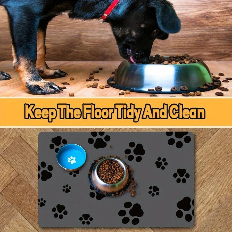 Absorbent Dog Bowl Mat