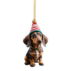 Christmas Sausage Dog Tree Ornaments
