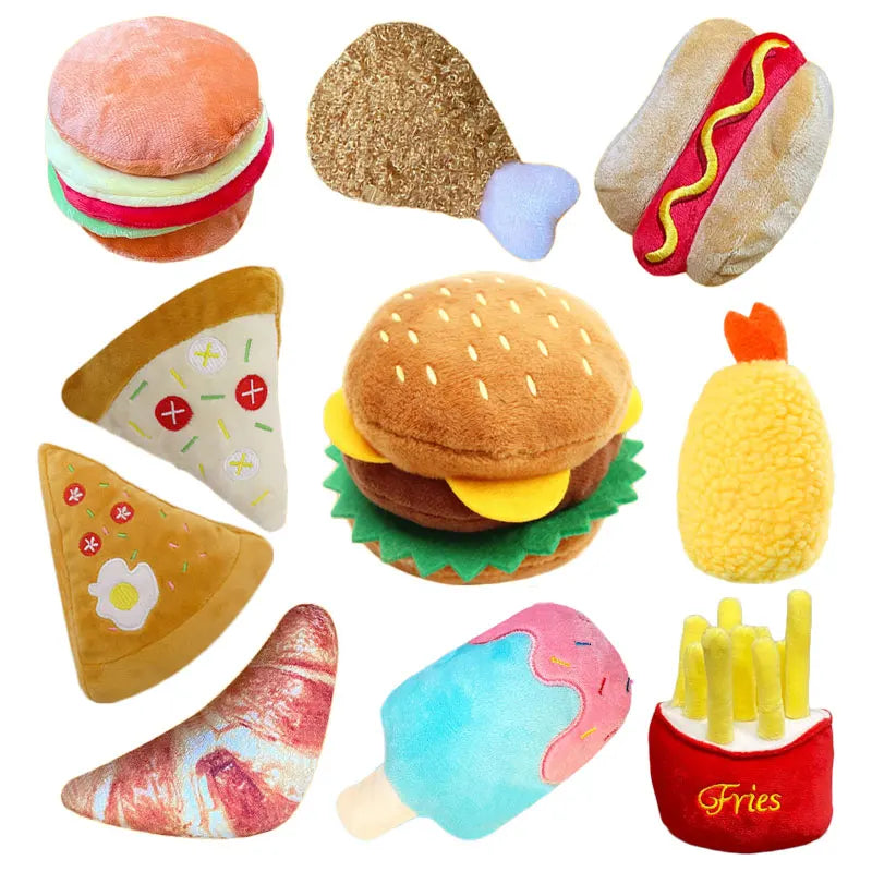 Plush Dog Squeaky Toy