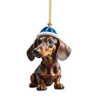 Christmas Sausage Dog Tree Ornaments