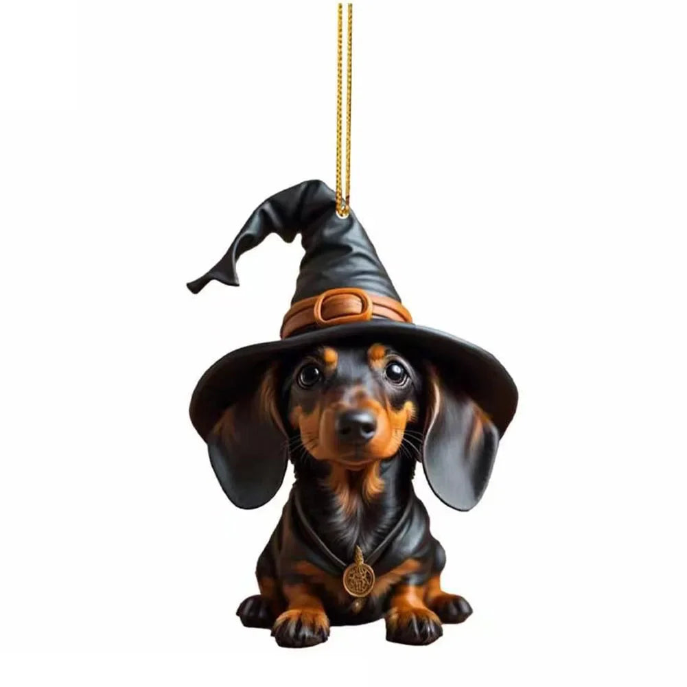 Christmas Sausage Dog Tree Ornaments