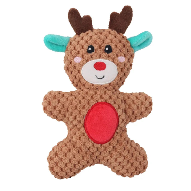Plush Christmas Dog Toy