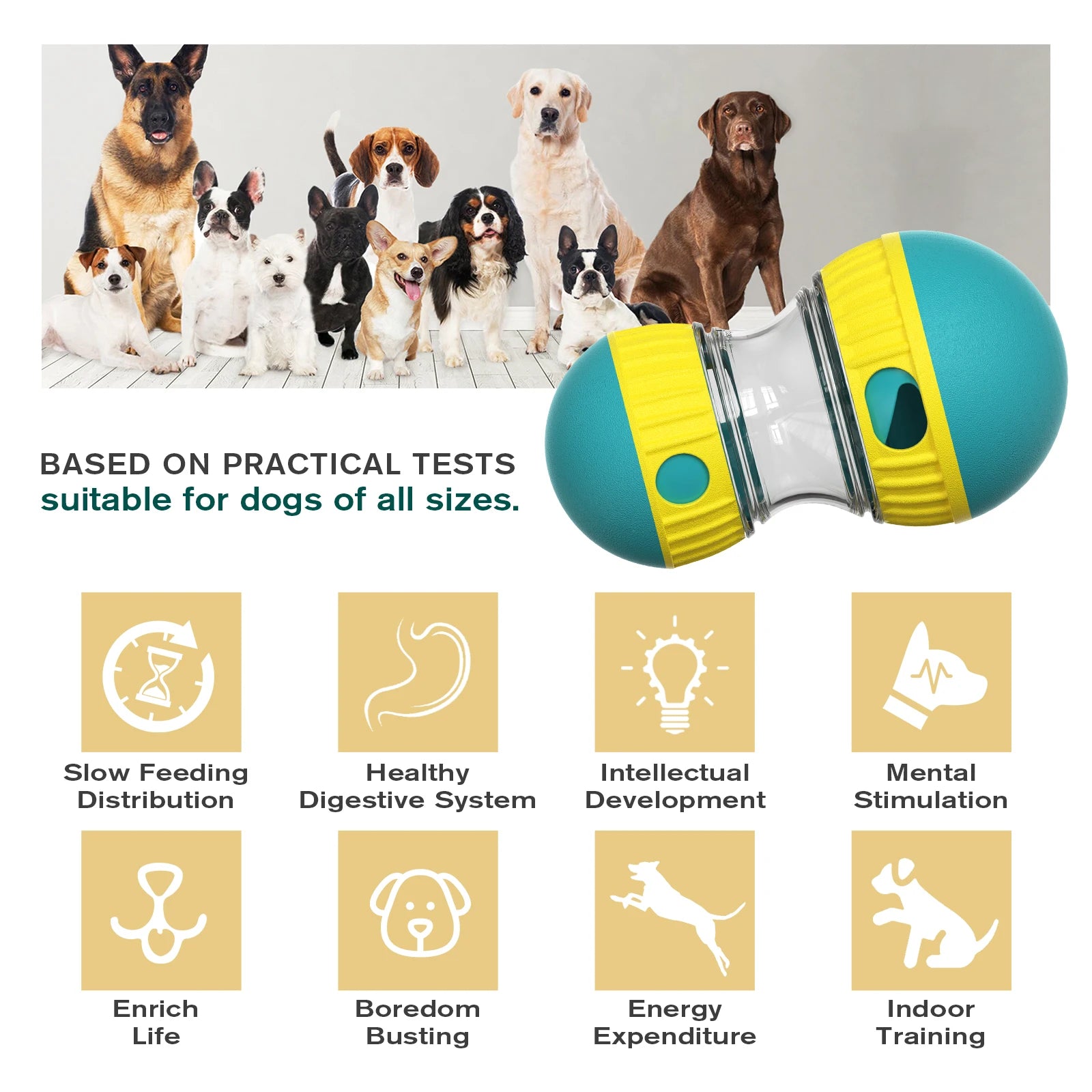 Dog Treat Dispensing Ball