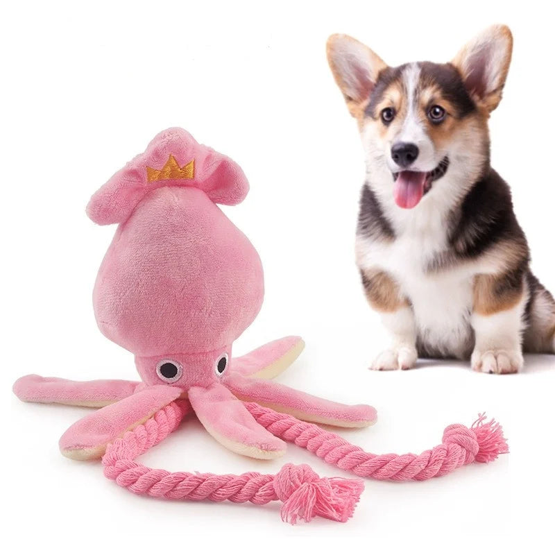 Squid Puppy Chew Toy