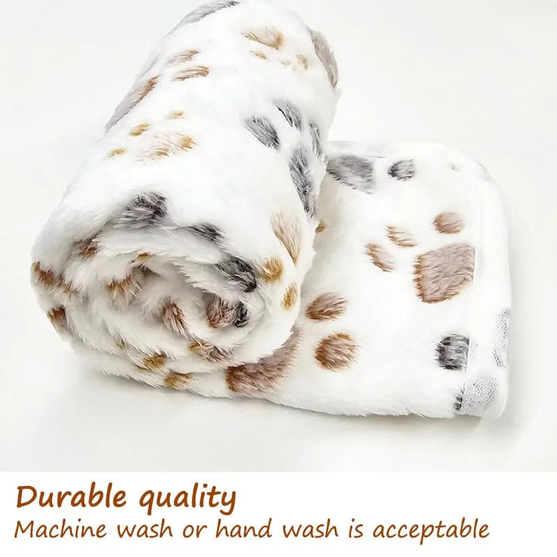 Paw Print Blanket Puppy Blanket