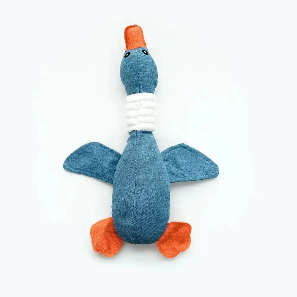 Wild Goose Squeaky Duck Toy