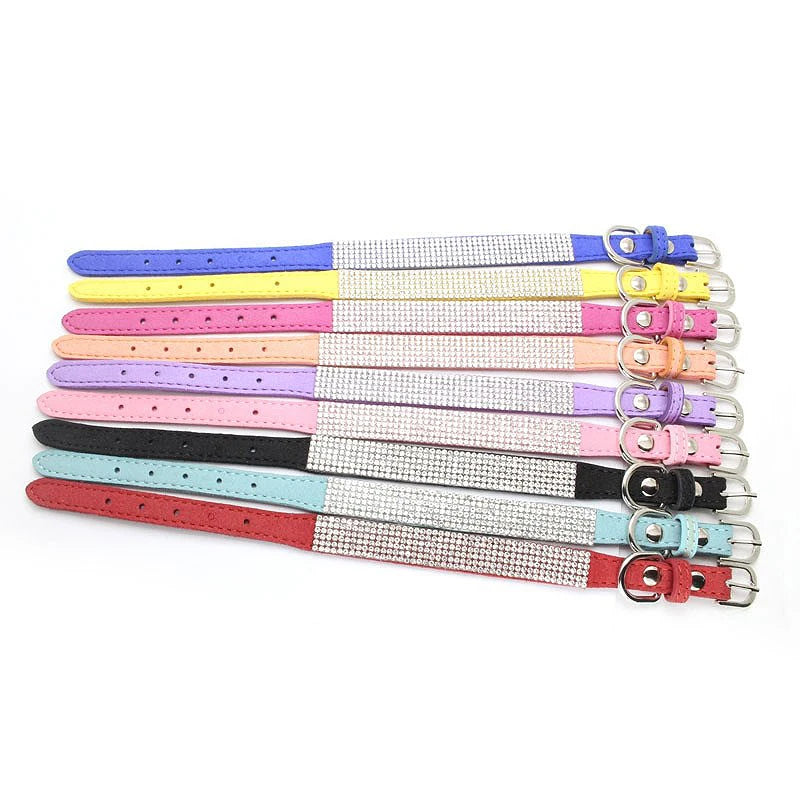 Crystal Glitter Dog Collar