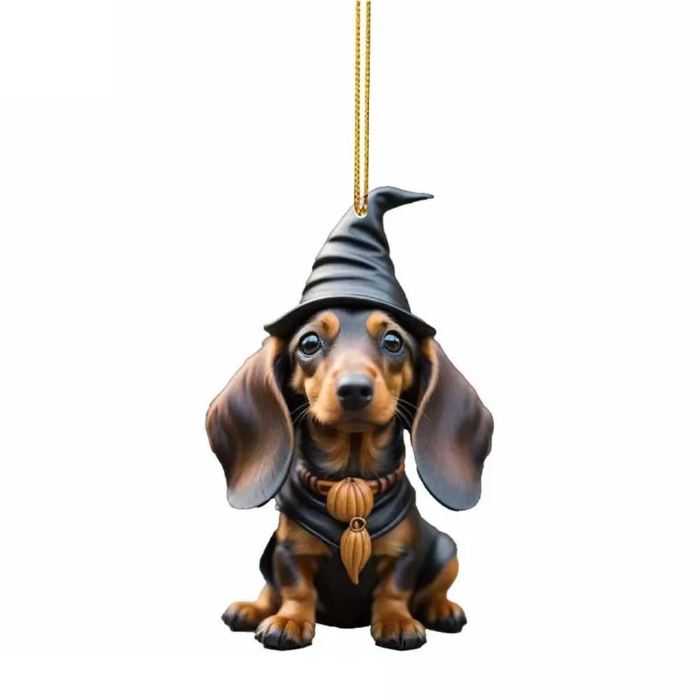 Christmas Sausage Dog Tree Ornaments