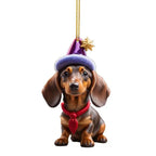 Christmas Sausage Dog Tree Ornaments