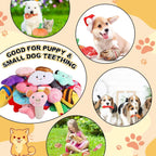 100Pcs Soft Dog Toy Bundle