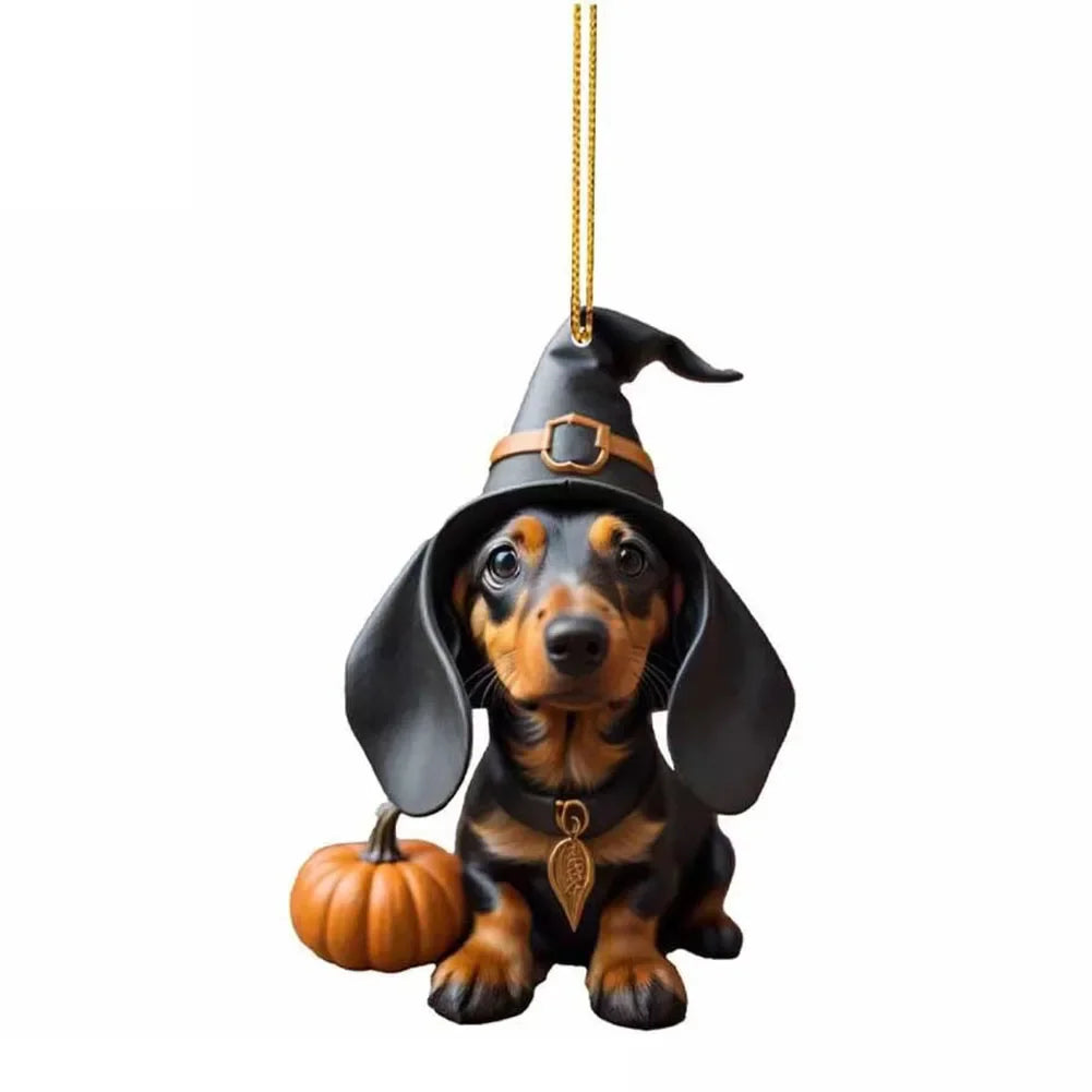 Christmas Sausage Dog Tree Ornaments