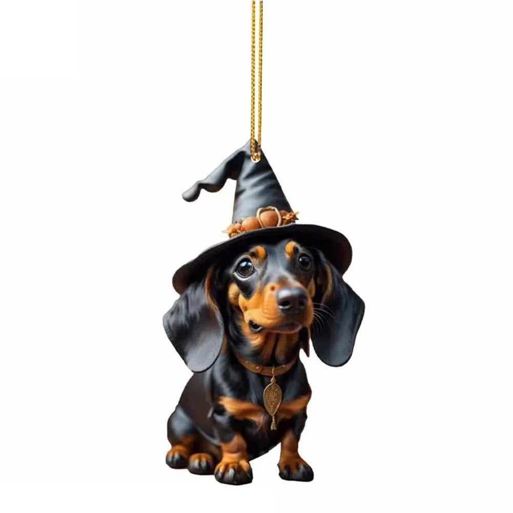 Christmas Sausage Dog Tree Ornaments