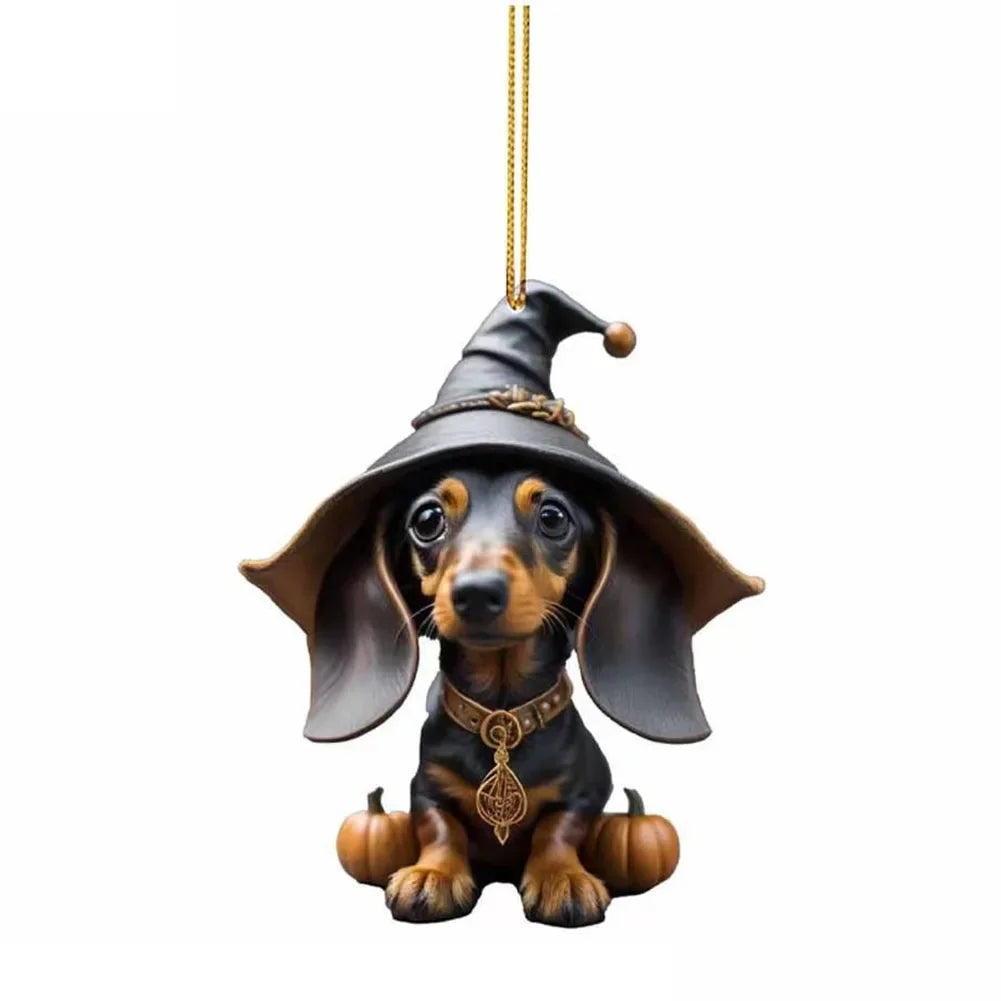 Christmas Sausage Dog Tree Ornaments