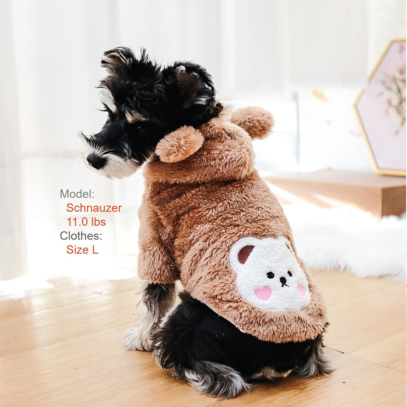 Dog Hoodie - Teddy Bear Costume